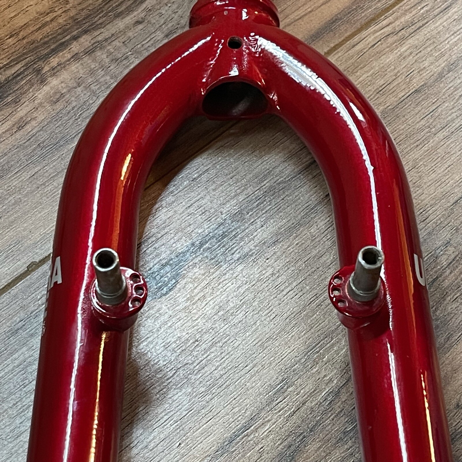 NOS Tange Ultra Lite MTB Prestige 1 1/8 Threaded 26 390 AtoC 138mm 776g Red