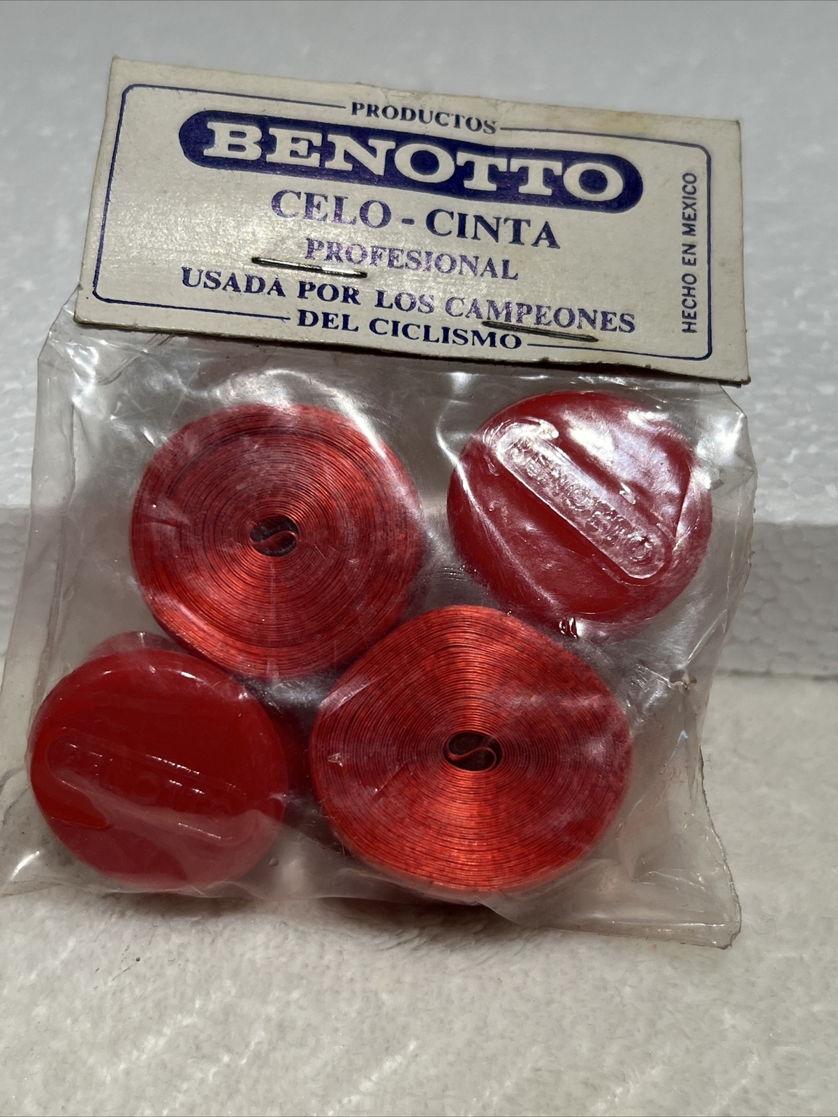 Benotto Red Smooth Road Handlebar Tape NEW/NOS Vintage-NIB