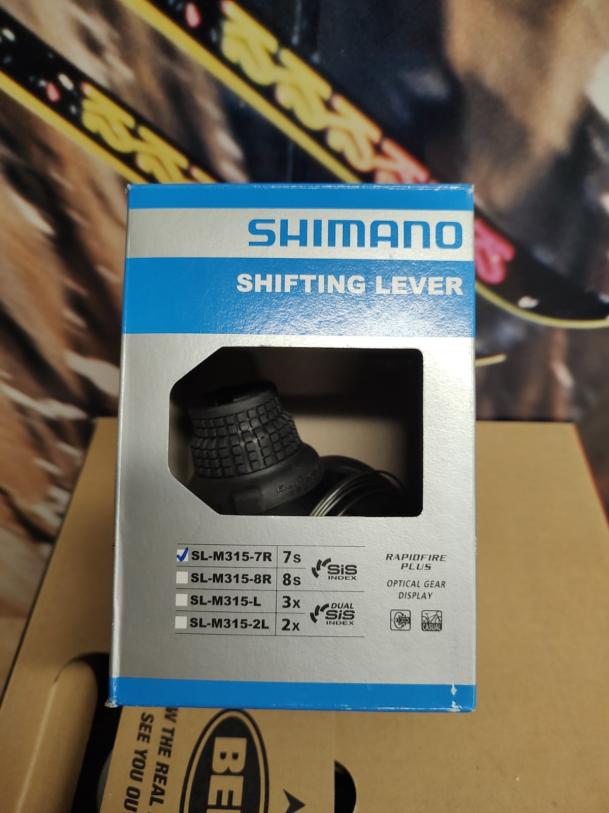 Shimano grip shift, 7 speed, (SL-M315-7R)
