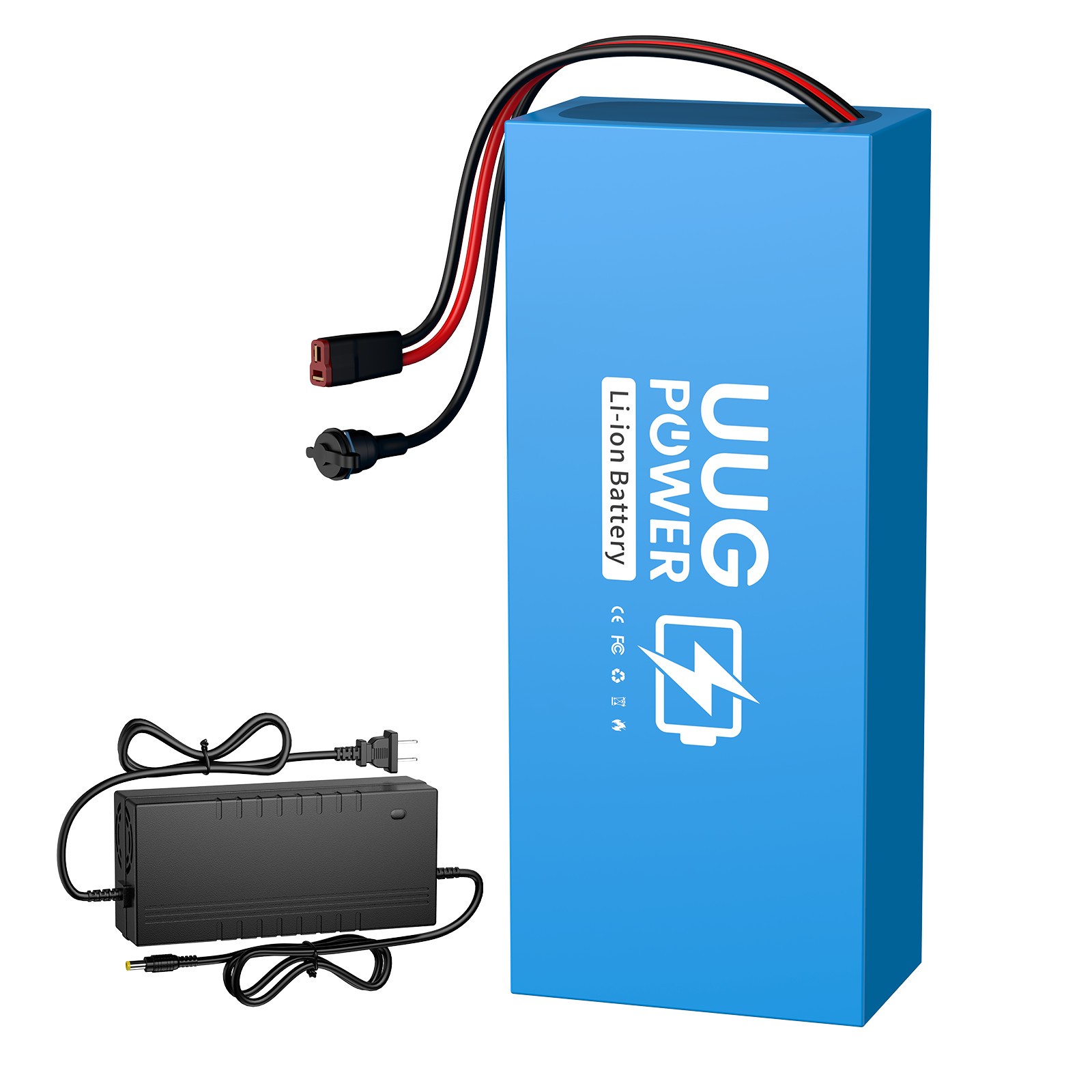 UUG 48V 14Ah Ebike Lithium Battery Pack for Electric Bicycle Battery 30A BMS US