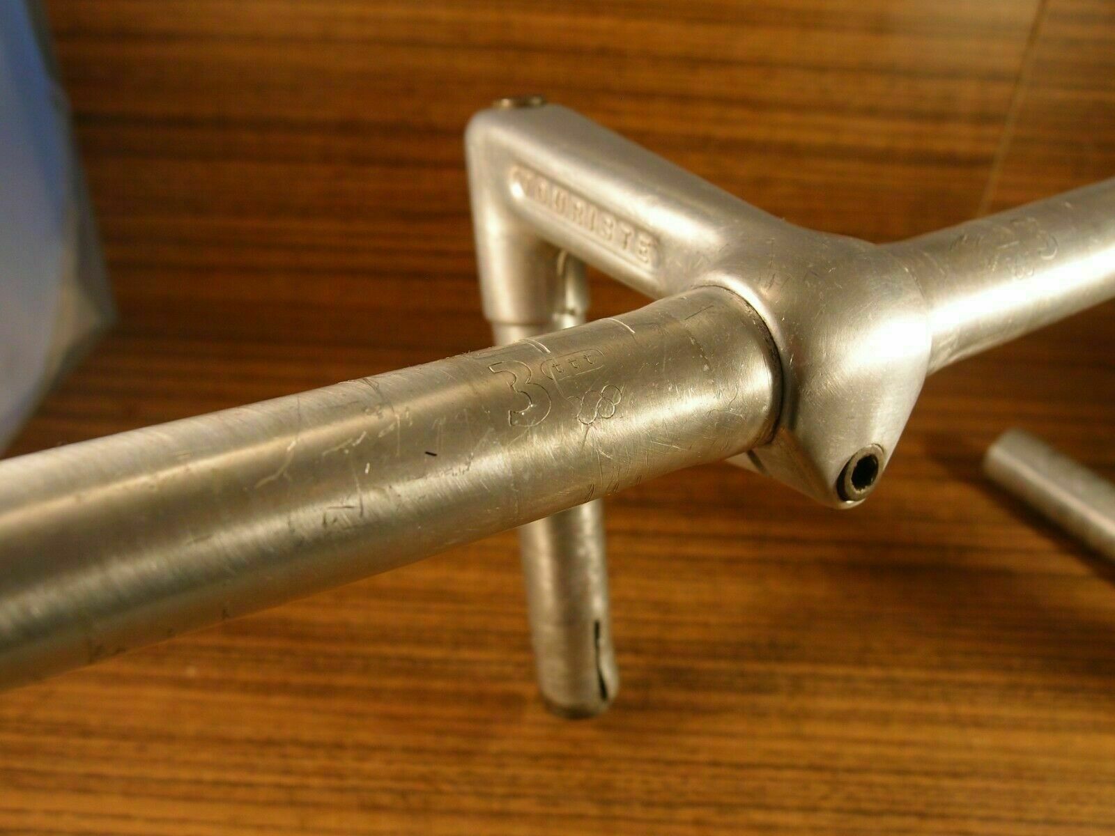 road bike aluminium drop bar 3 TTT Olimpic + quill stem 3 TTT Touriste 22 mm