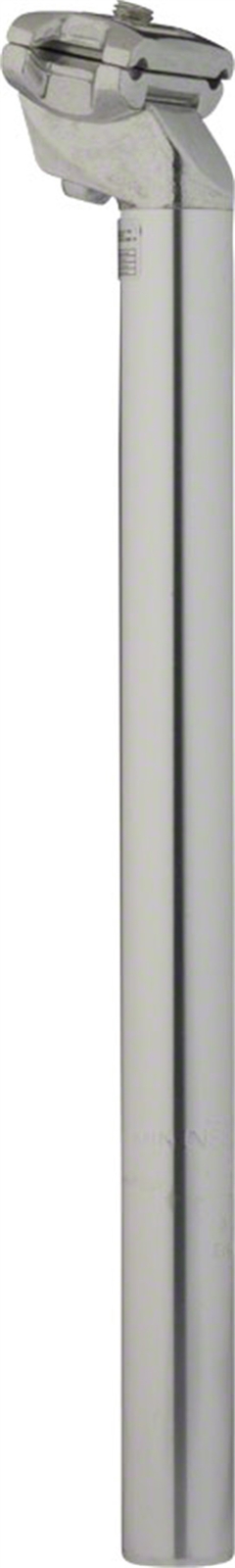 Zoom 27.2 x 350mm Silver Standard Offset Seatpost