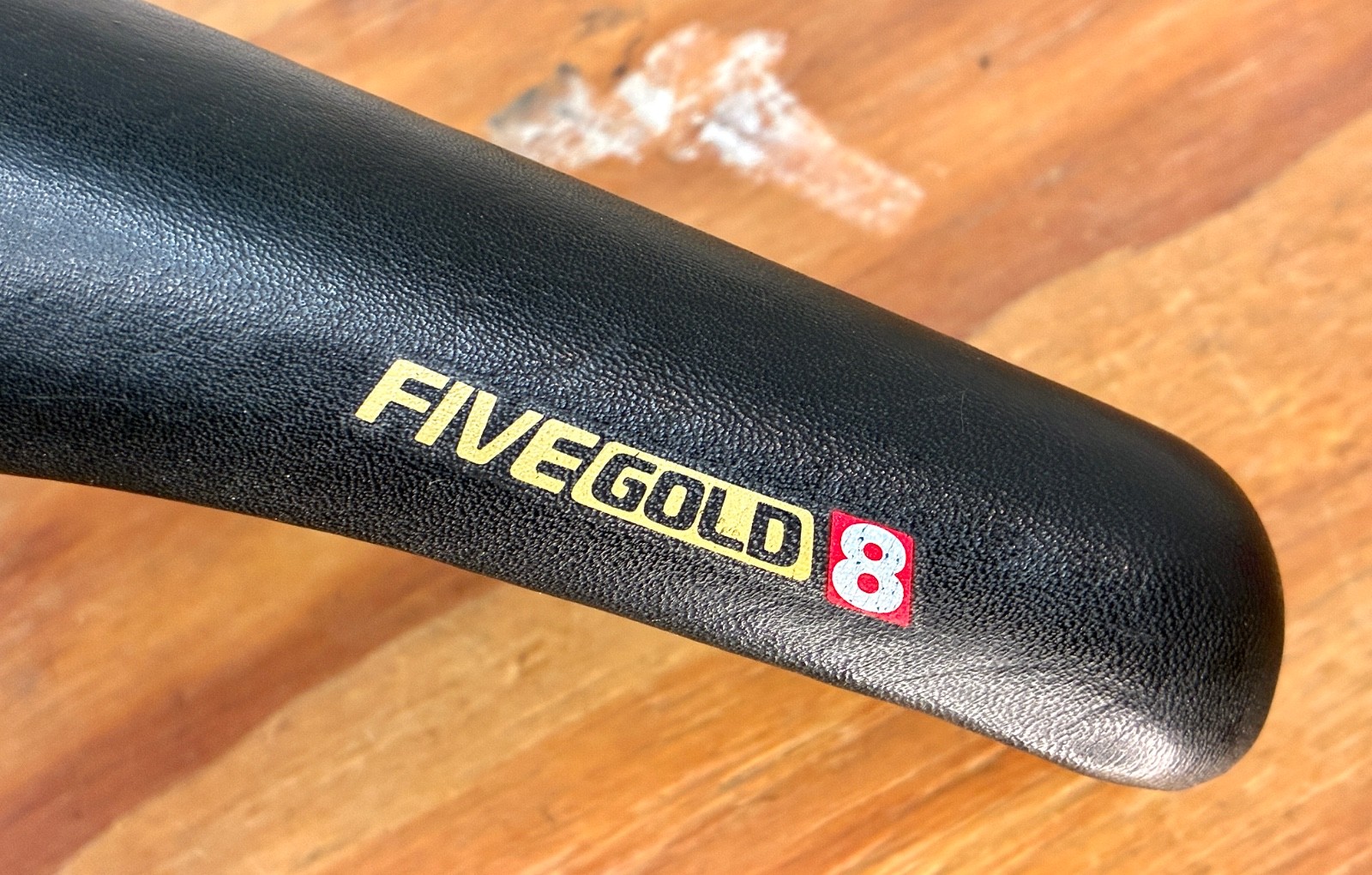 NOS Kashima Kashimax **30mm width** Five Gold FG-8P Saddle • NJS • Japan Nippon