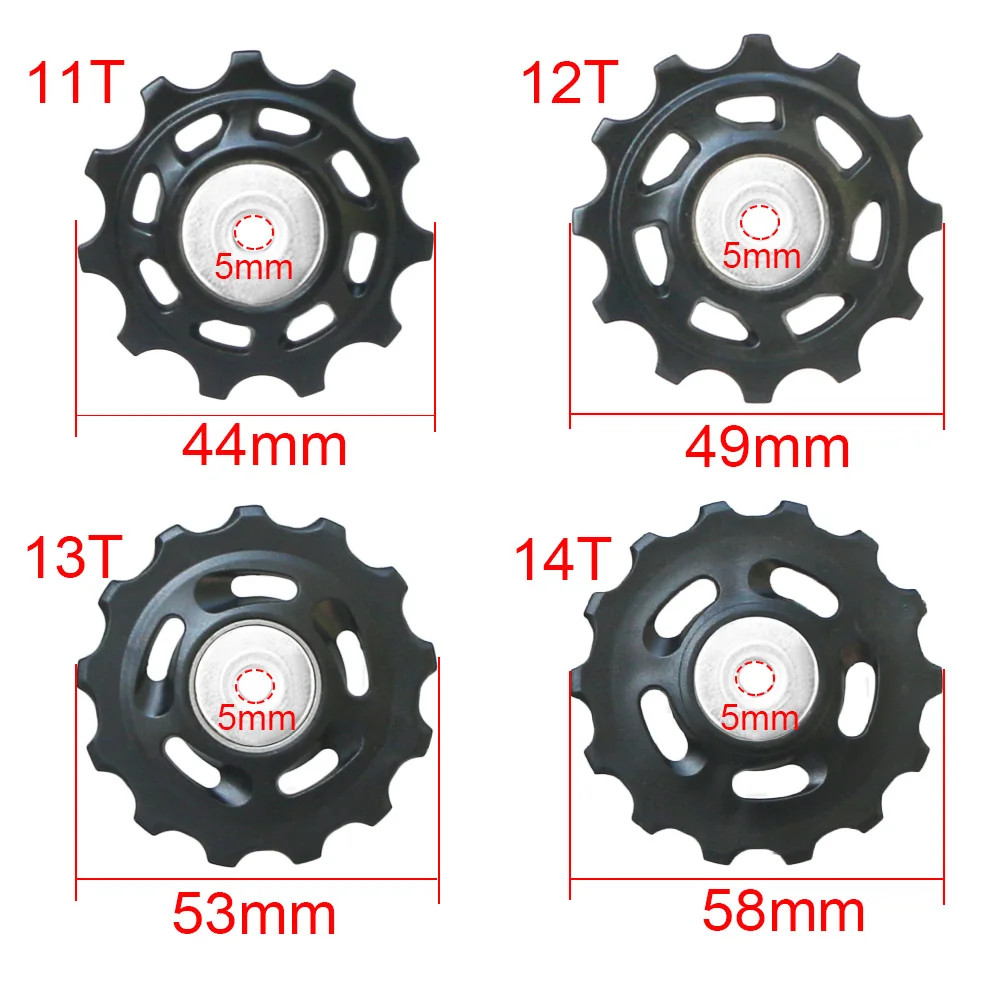 11T-14T MTB Bike Rear Derailleur Pulley Wheel Bearing Shimano SRAM Jockey