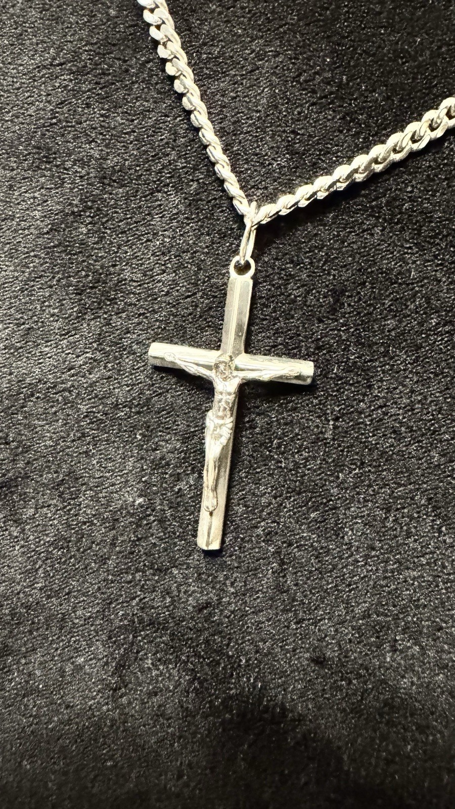 silver chain Plus Cross silver 925 29,34g 64cm
