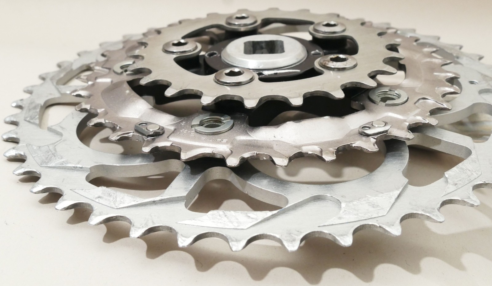 Cook Bros. Racing F-Series Cranks 94/58mm BCD Black Spider w/ Ramped Chainrings