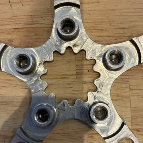 MIDDLEBURN 5-Arm Crankset Spider 110/58mm PCD RO2 Compatible Crank Part