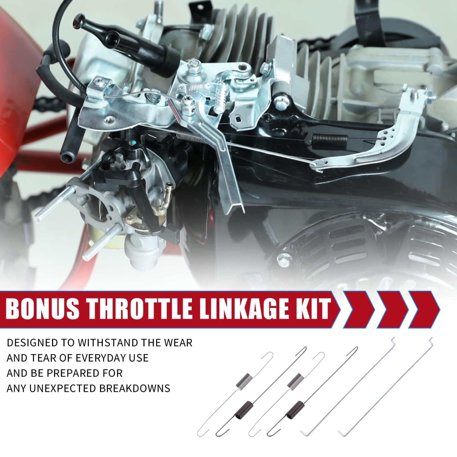 Mini Bike Throttle Control Assembly Kit 7/8″ for Predator 212 196cc Go Kart Till