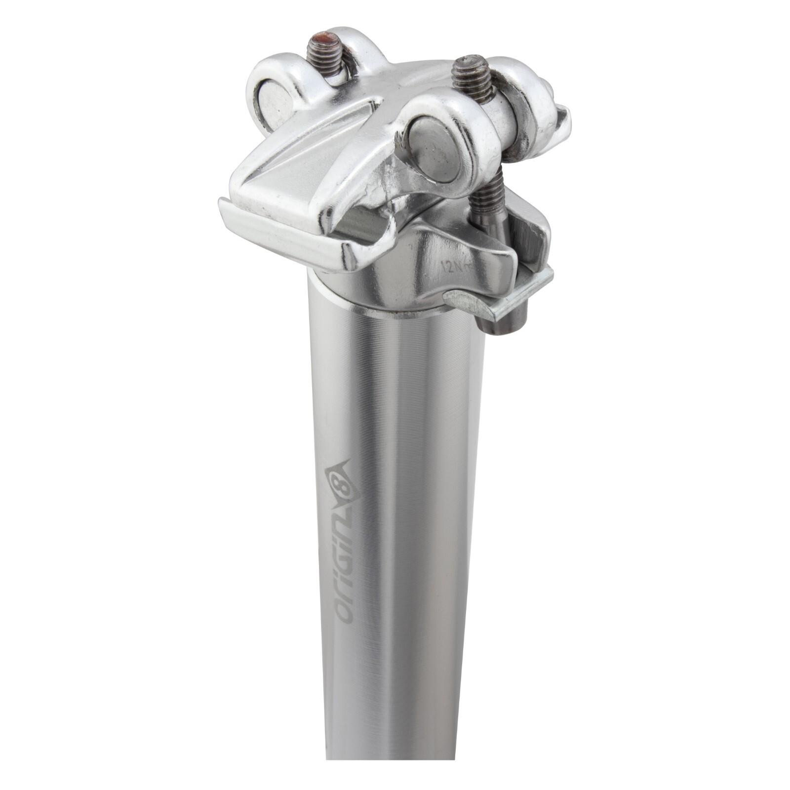 Origin8 Pro Fit Zero Setback Alloy 27.2mm Seatpost Micro Adjustable Post Silver