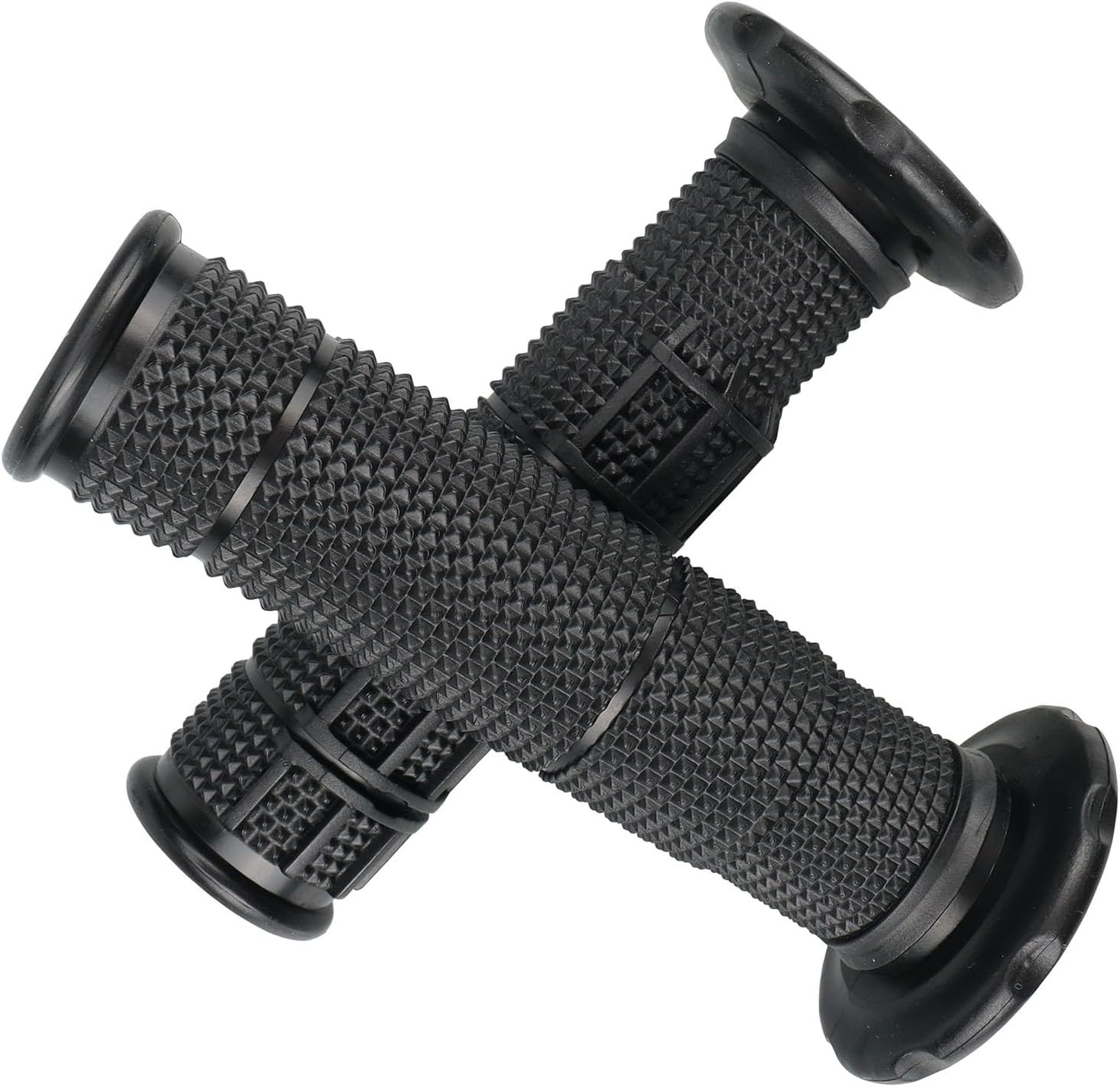 7/8” ATV Grips Upgrade Universal Handlebar Grips Soft Rubber Thum Color: Blue