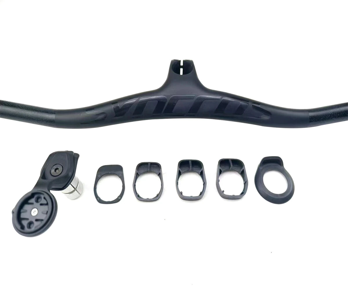 Full Carbon Fiber Integrated Straight Handlebar with 8/17/25 Degrees Bike Parts