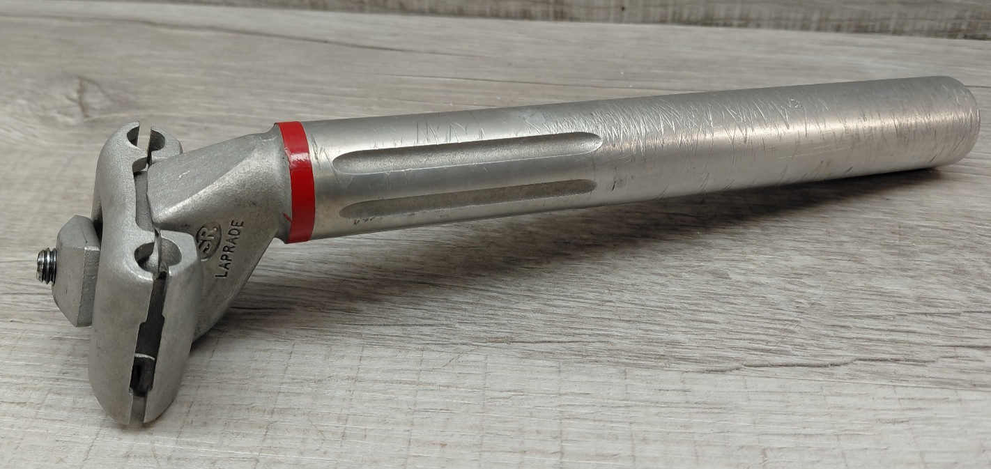 Vintage SR Laprade 27.2 mm Fluted Alloy Micro-Adjust Bicycle Seat Post 220 mm