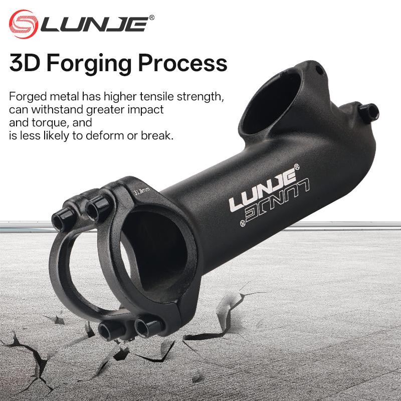 Ultralight Bike Power 60/70/80~100/110MM MTB Bike Stem 10/17/25/35 Degree Parts