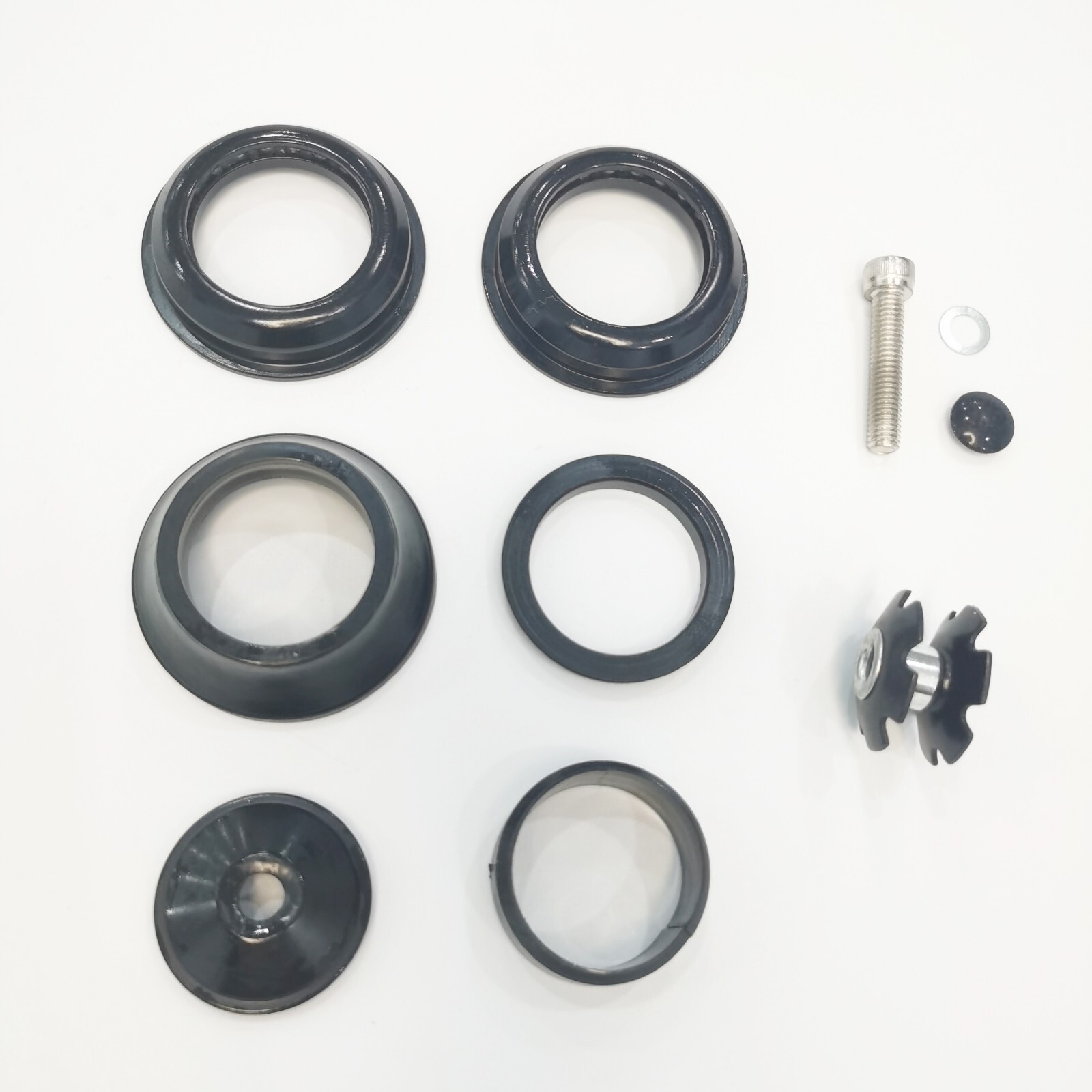 CDHPOWER 1-1/8″ Threadless Semi-Integrated Bicycle Headset with 44mm Cups-Black
