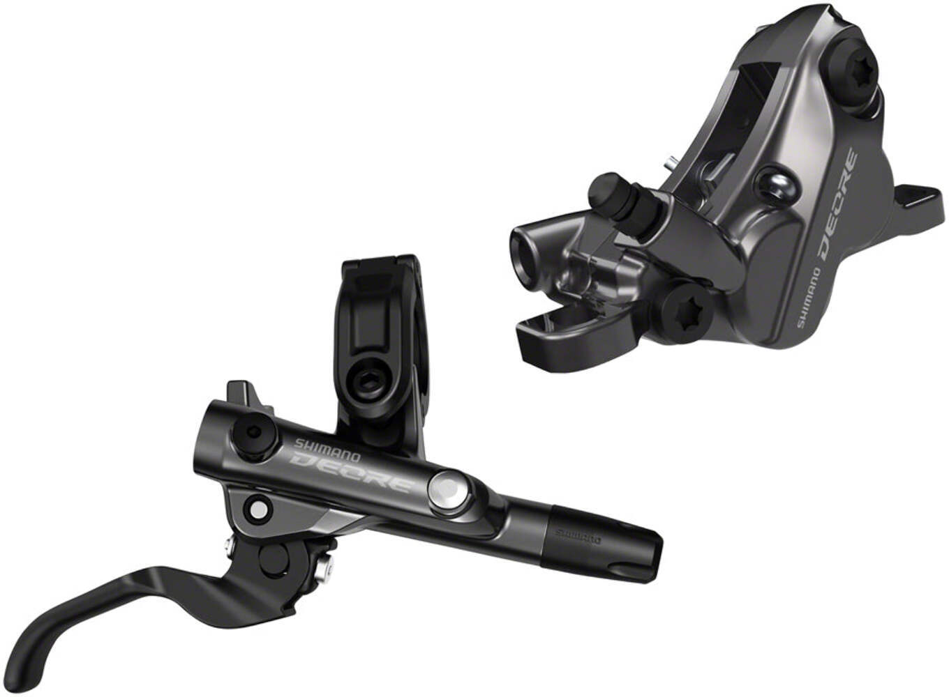 Shimano Deore BL-M6100/BR-M6120 Disc Brake Lever – Rear Hydraulic Resin Pads Gra