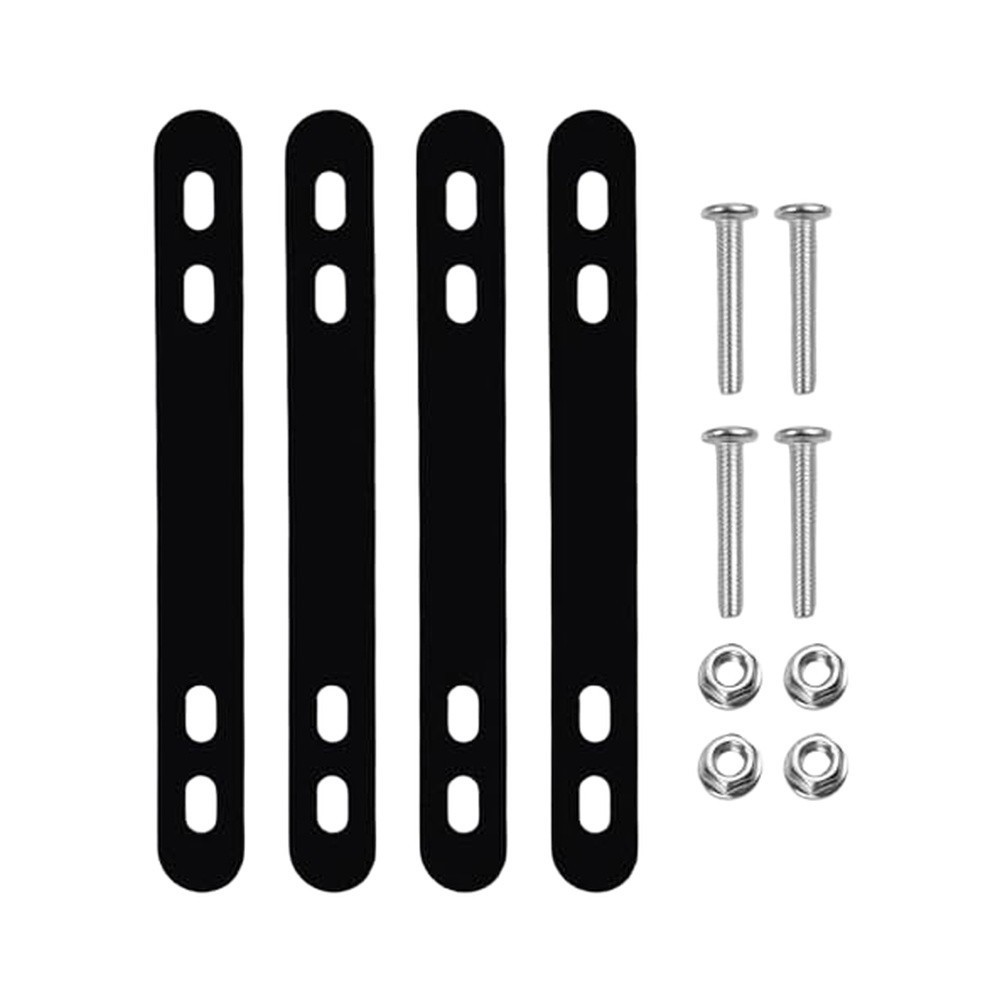 Front Basket Mount Kit for E-Bike Scooter – Black Iron 0-8cm Adjustment