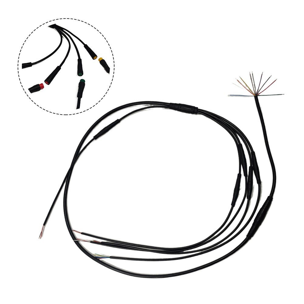DIY Waterproof Wire Harness For Electric Bicycle 10 Cores 1T5-Display