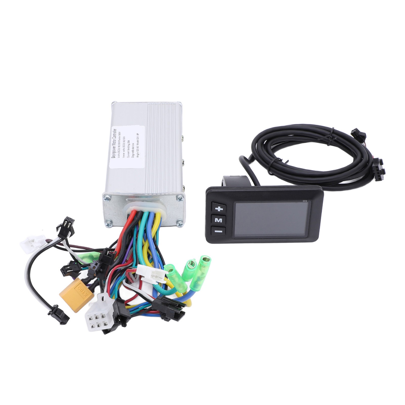 36V 48V 60V 500W 28A Sine Wave 3 Mode 5530 Brushless Controller G51 LCD Dis CDJK