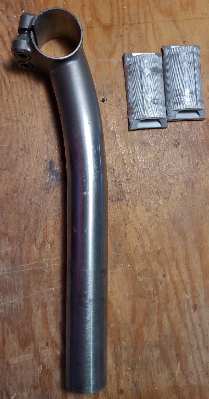 Titanium Seatpost 27.2 x 230mm Setback Road MTB Gravel Unbranded
