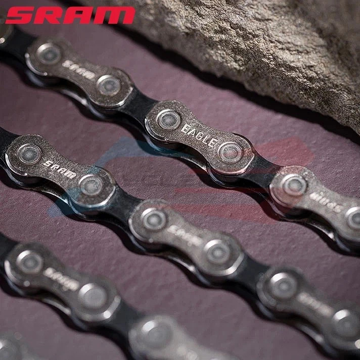 SRAM GX Eagle 12s Chain 126 Links PowerLock Silver Black MTB Bike CN-EAGL-GX-A1