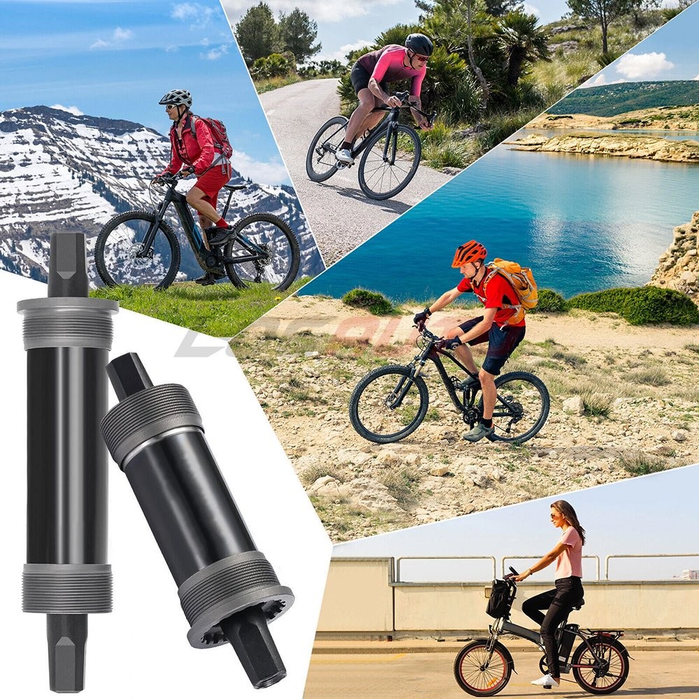 Bicycle Bottom Bracket Square Taper Sealed Bearing Bike 68mm 80mm 100mm Crank BB
