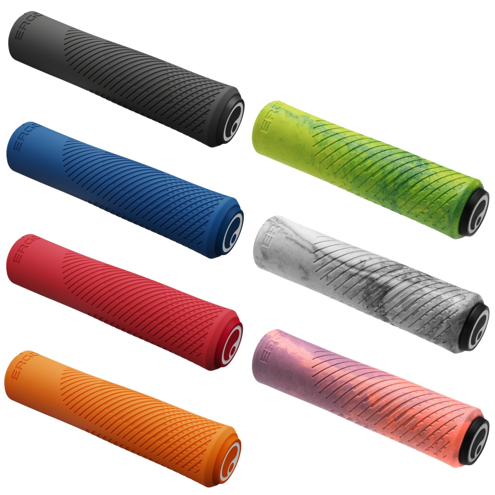 Ergon GXR Superlight Rubber Grips 132mm Choose Diameter Size and Color