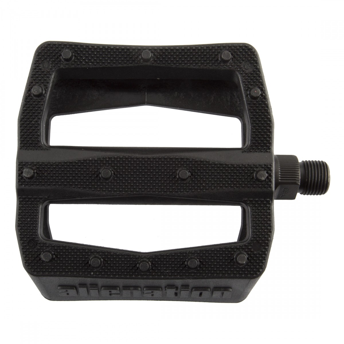 Alienation Effects 9/16″ Nylon/Fiber Concave Platform Pedals with Traction Pins