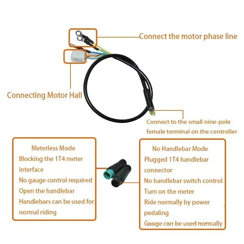 Ebike Conversion Kit SW900 LCD Display Controller for Electric Bike 1000W 25A.