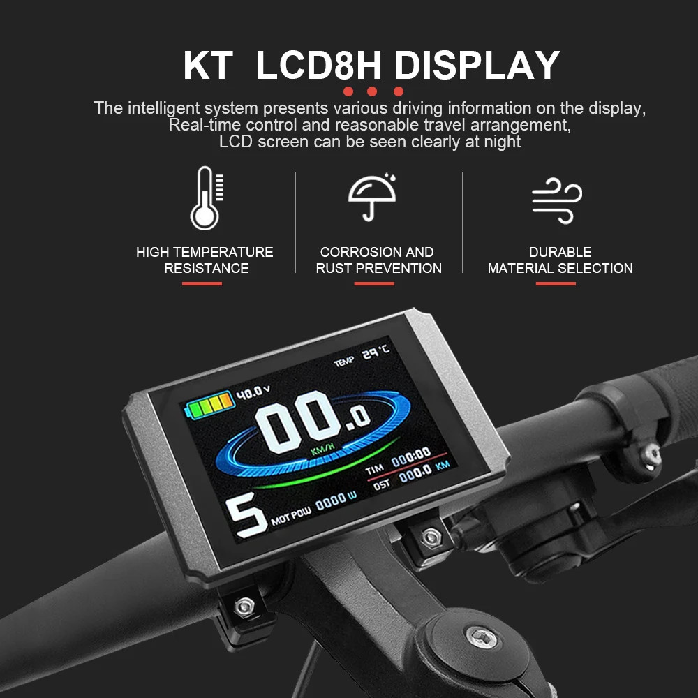 Ebike Controller 48V/52V/72V 50A with Display for 2000W-3000W Tricycle E-Scooter