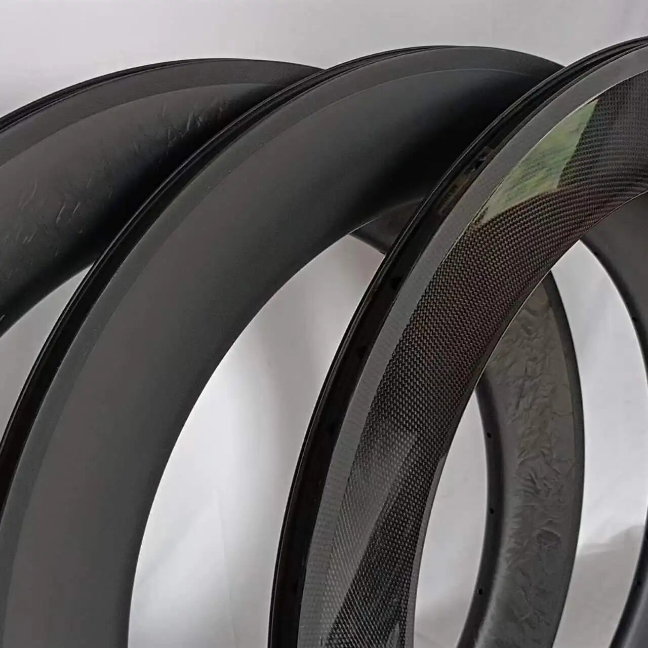 700C Road TT Track Bike Disc Carbon Rims 88mm Depth 25mm Width Tubular Clincher