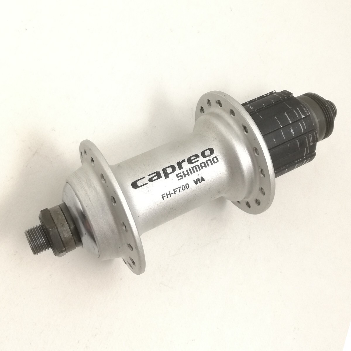 Shimano Capreo FH-F700 32H 135mm Rear Hub Freehub Smooth Bearings Used Japan JP