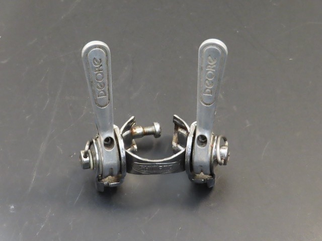 Vintage Shimano Deore Clamp on down tube friction shifters Japan