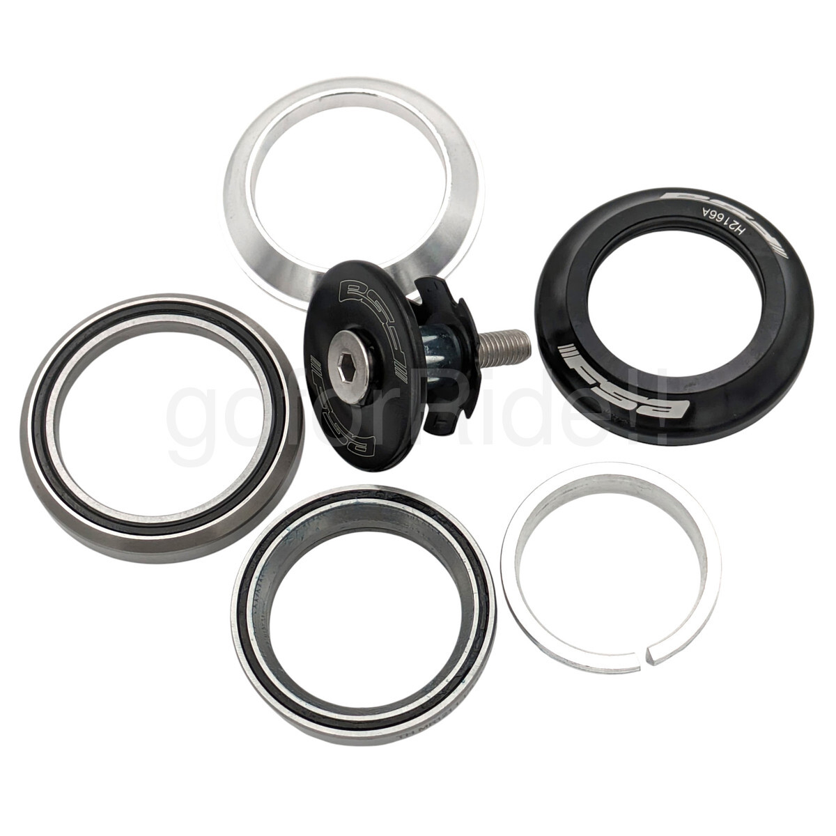 FSA No.44E 1-1/8″ to 1-1/4″ TAPERED HEADSET, OD 47mm/52mm, w/Top Cap