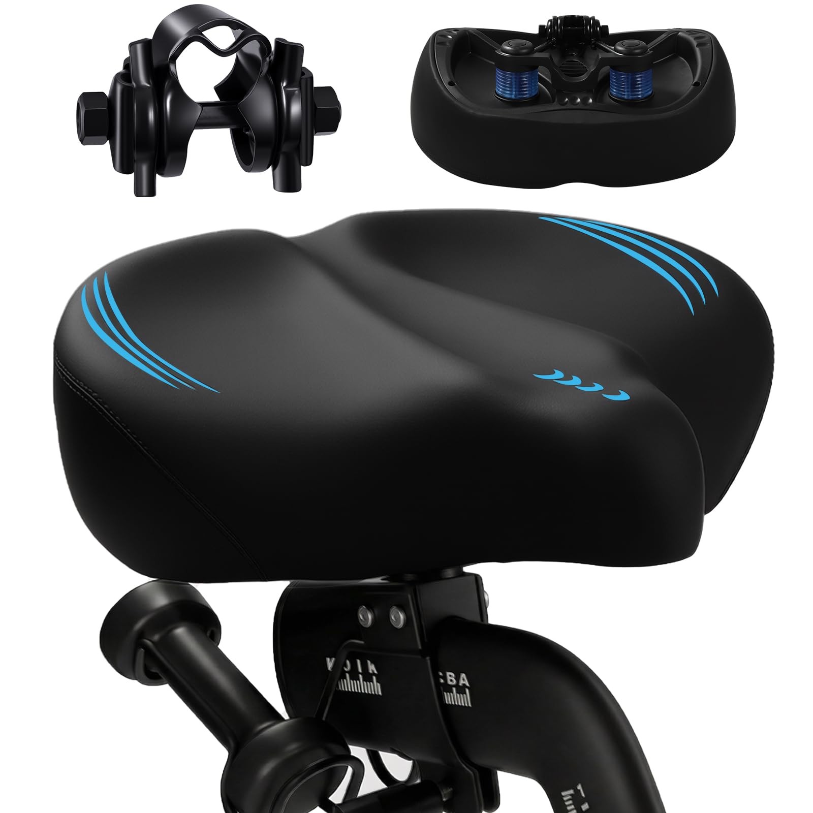 2026 New Ultra-Wide Oversized Bike Seat Cushion for Men & Women, Comfort Memo…