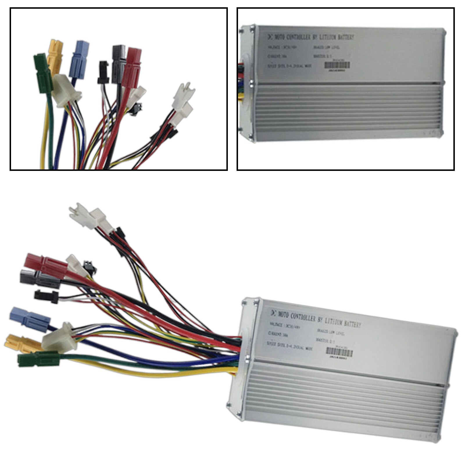 36V/48V 35A Speed Controller Kit for 1500W Ebike Electric Bicycle LCD Display
