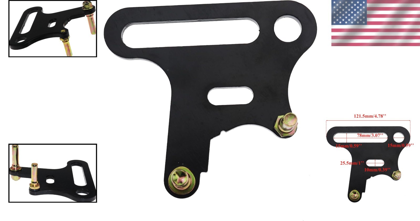 Lightweight 15mm Disc Brake Caliper Bracket for Pit PRO Dirt Bikes – Metal Build