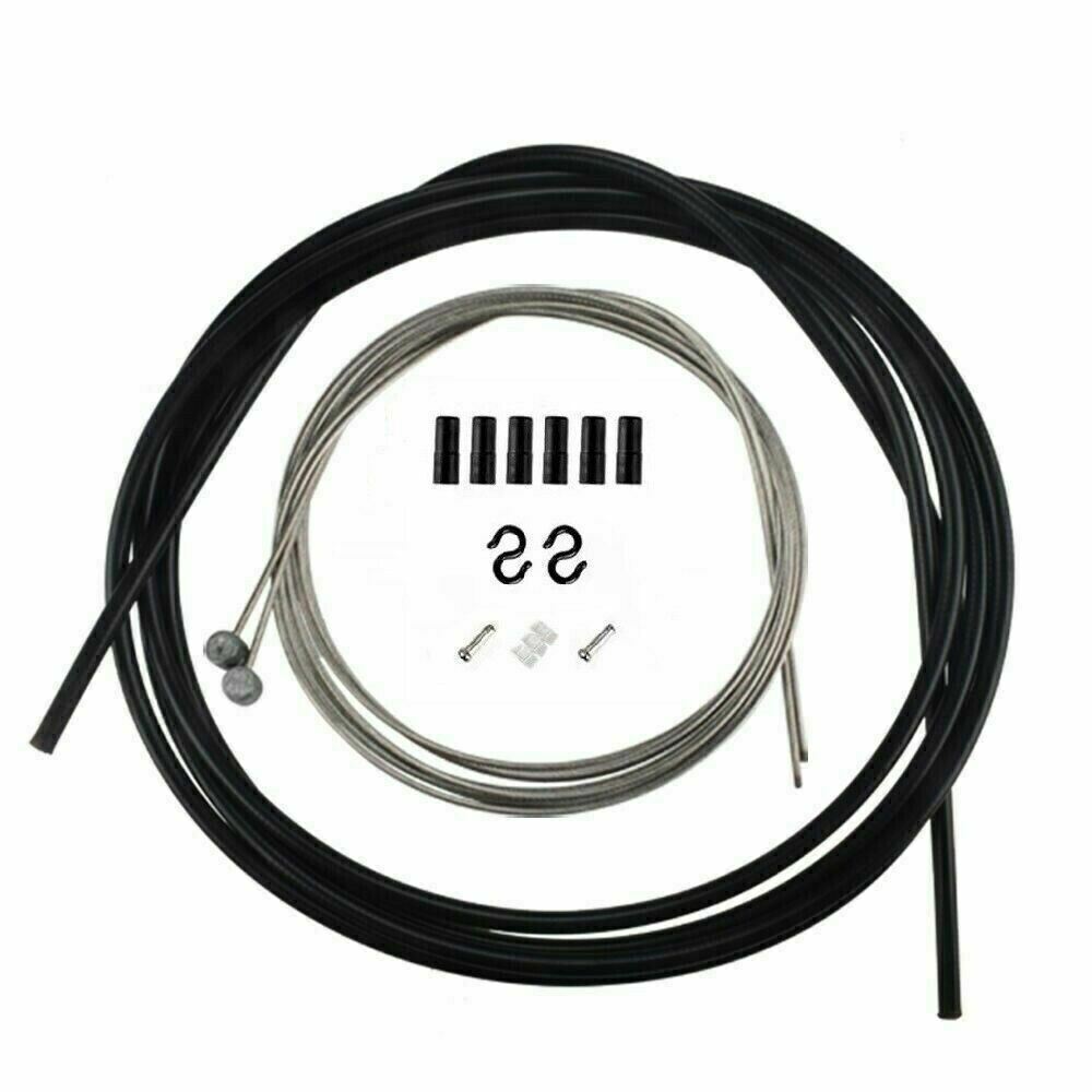 Standard Brake Cable Set / Kit Black Housing for MTB or Road Bicycle