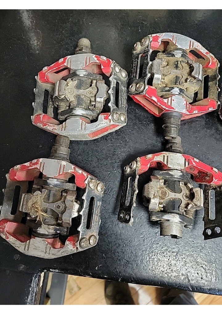 Vintage Shimano DX PD-M636 9/16 Pedals & Rebuild Service Availability