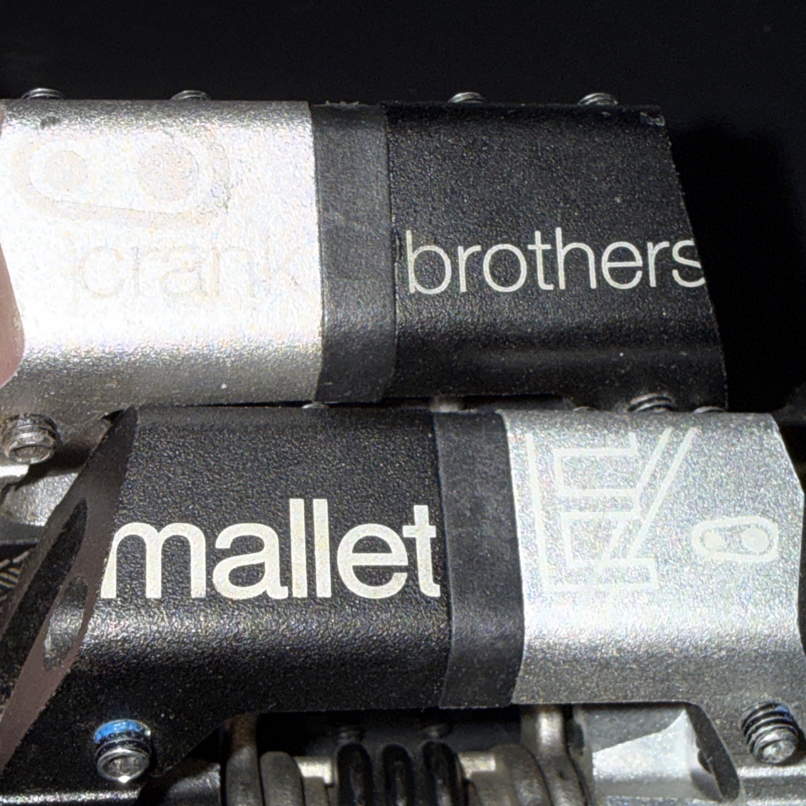crankbrothers Mallet E LS 9/16 in Clipless Pedal – Black/Silver