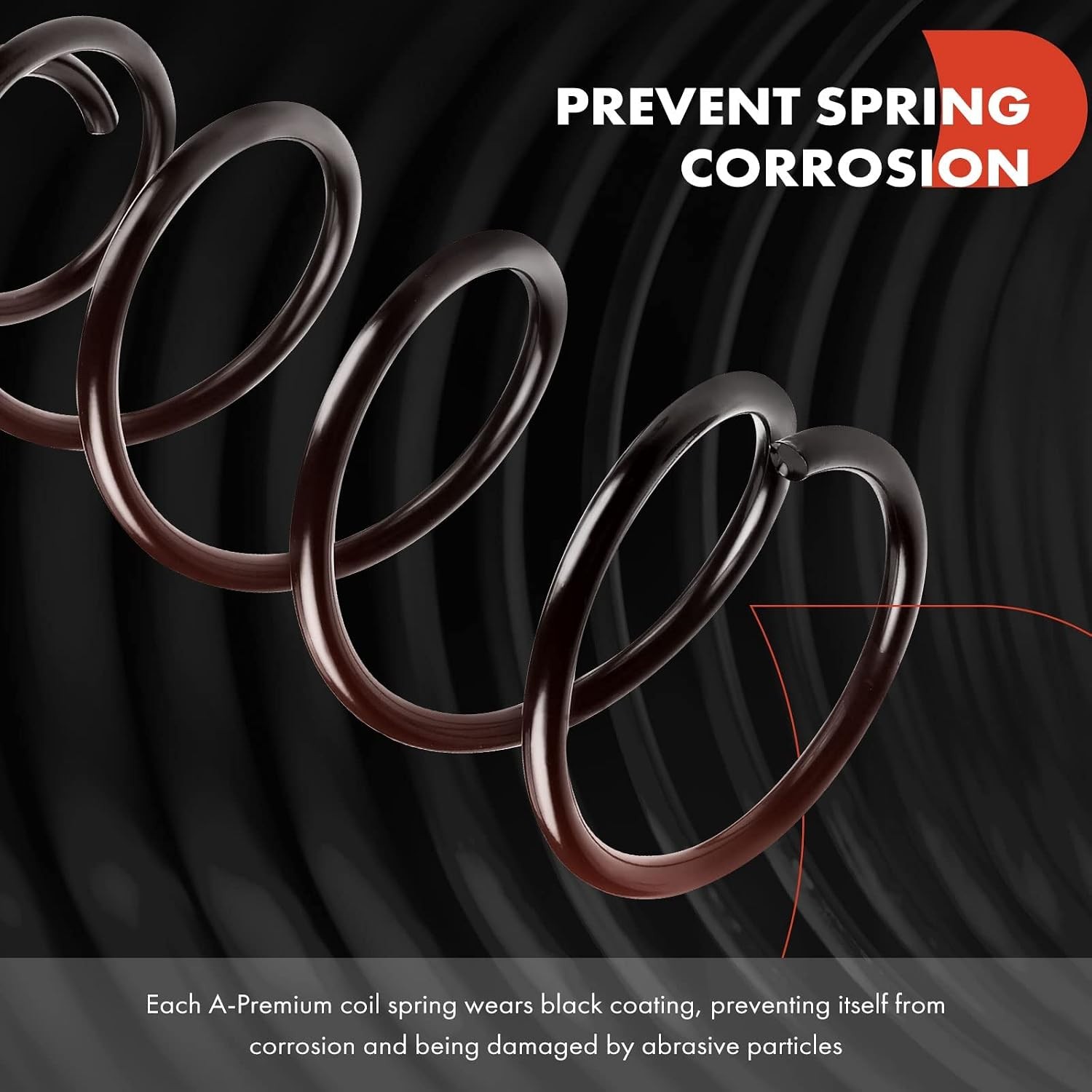 Chevrolet Buick Rear Coil Spring Set Compatible Suspension Replacement