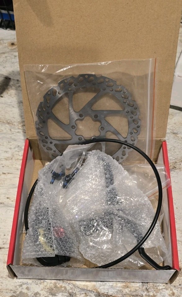 Clark’s Cable Systems Front Hydraulic M2 Brake with 160mm Rotor, Black
