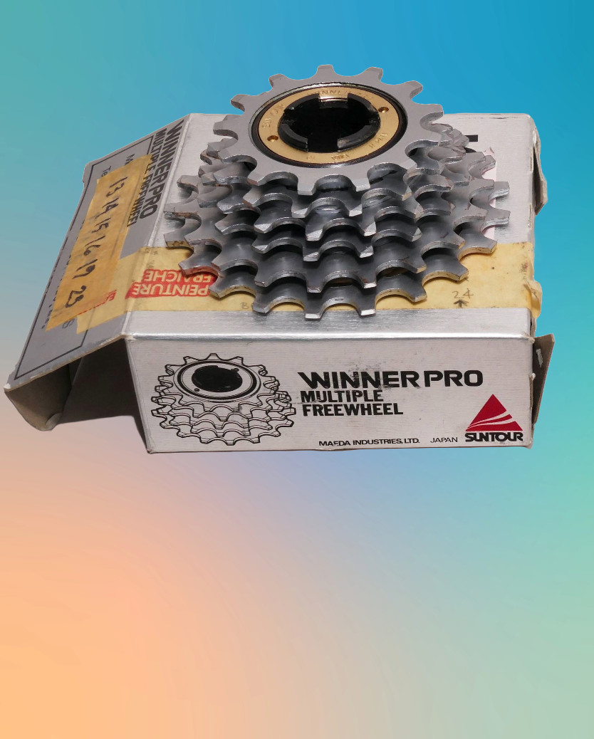 Suntour Winner Pro Ultra 6 Speed Freewheel 13 14 15 16 19 21 Four Prong Threaded