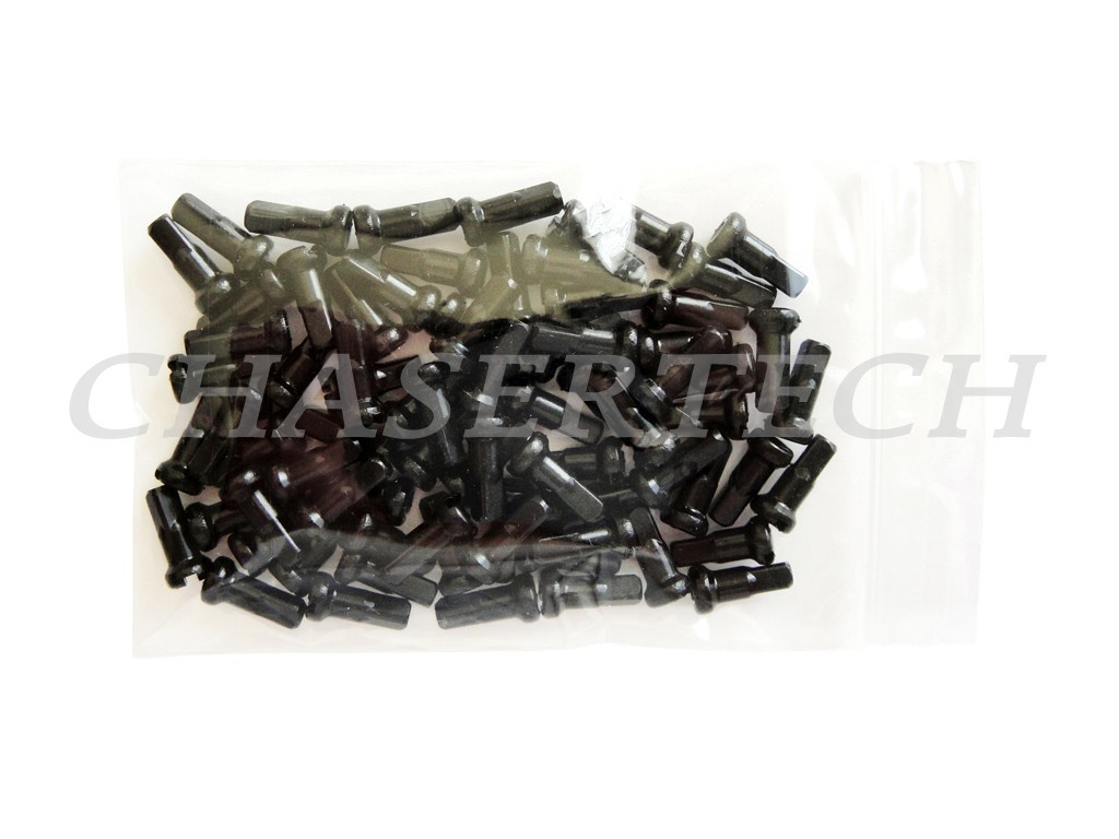 MTB Road BMX Bicycle Bike Brass Spoke Nipples 2.0mm 14G 1/2″ 72 Pcs Black
