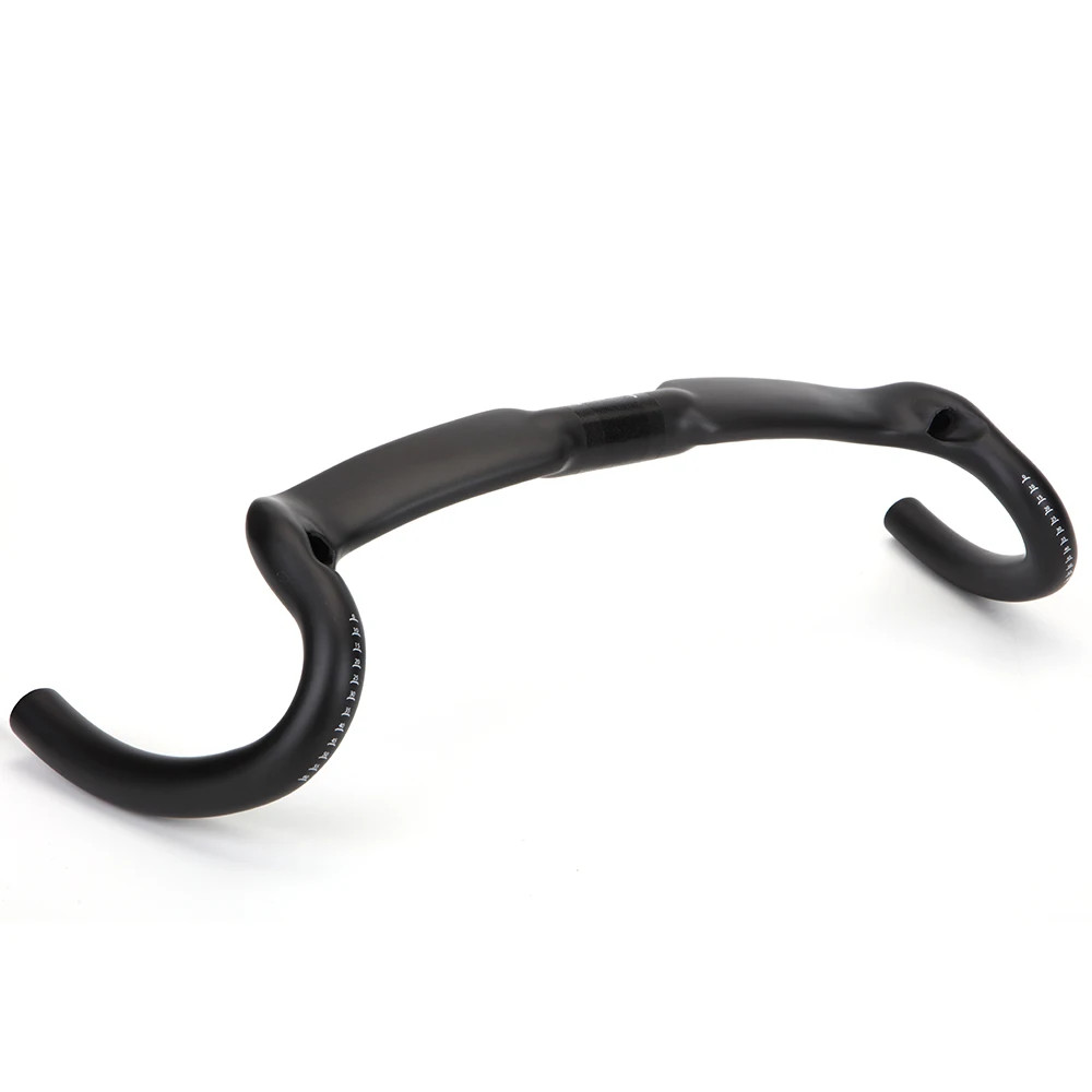 Carbon Fiber Gravel Bike Handlebar Big Flare Bar 370/390/410mm 30 Degrees