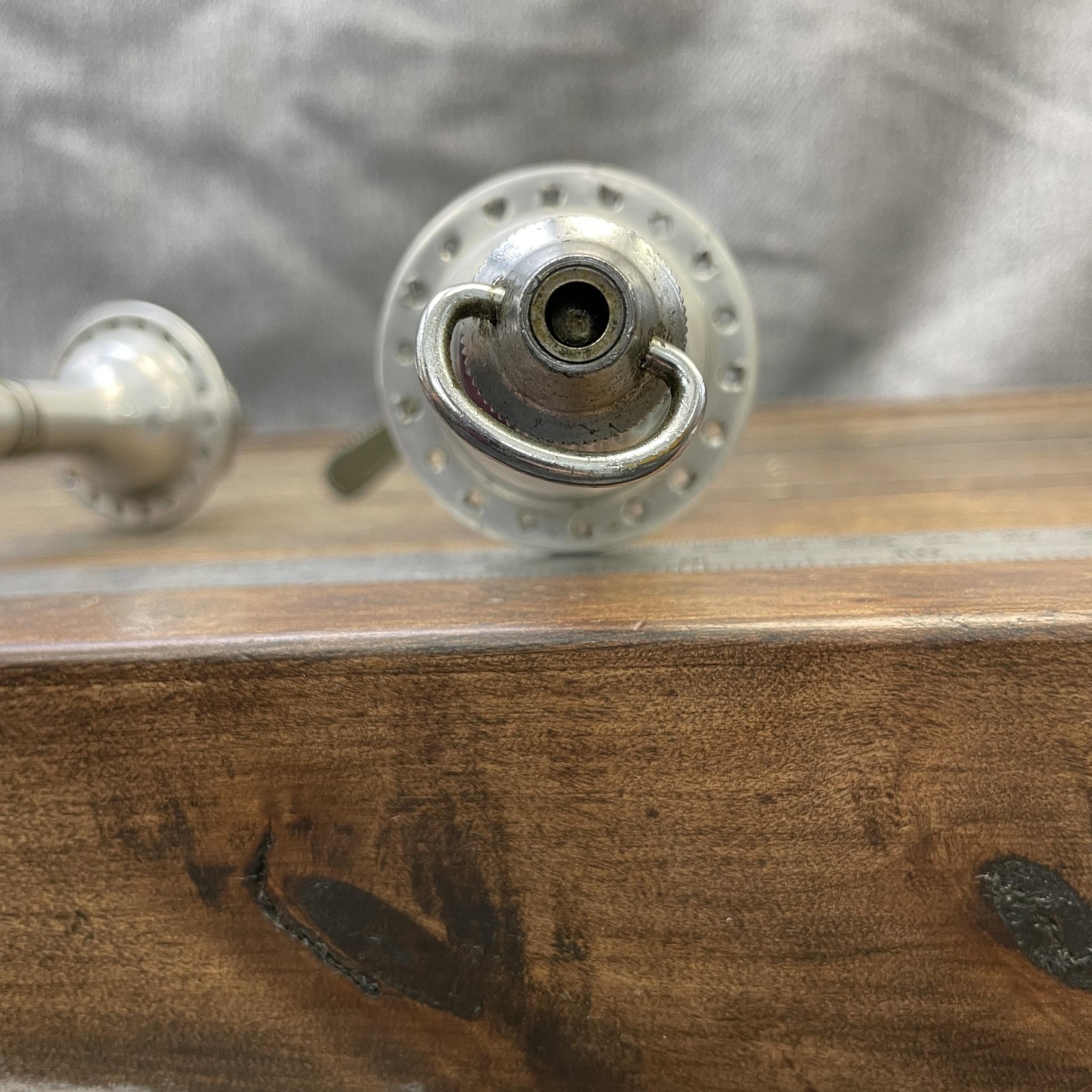Vintage Shimano Dura-Ace 1st Gen Bike Hub Set 36H 36 Front Rear 120 70s