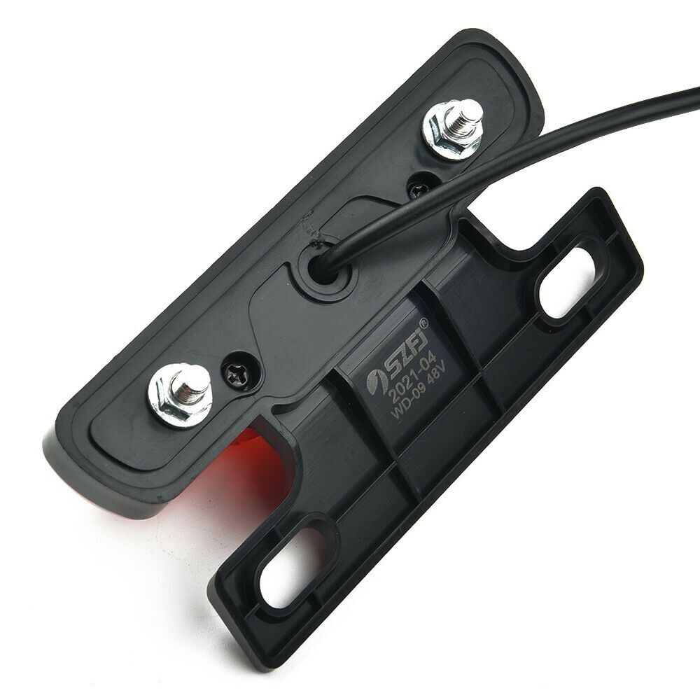 For E-Bike Rear Tail Light Safety Warning Rear Lamp For Electric Bicycle 36-48V