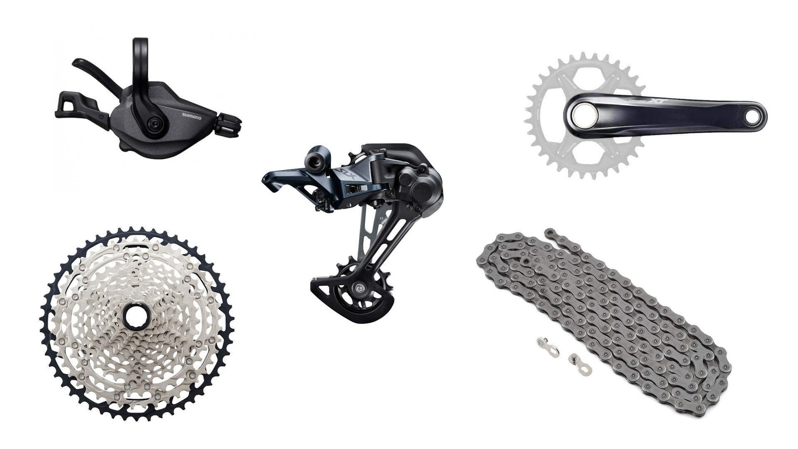 Shimano Hybrid Groupset Build Kit XT/SLX