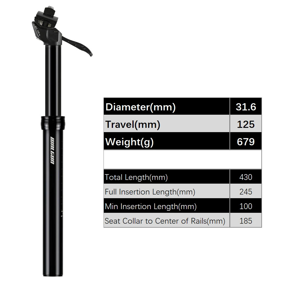 25A Bicycle Seat Post Dropper for Mtb 27.2/30.9/31.6Mm Bike Suspension Seatpost