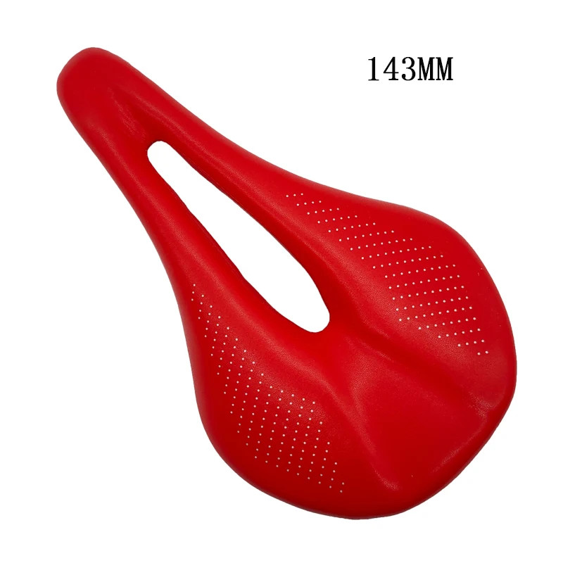 Carbon Fiber Mountain/road Bicycle Seat Ultralight Hollow Leather Seat Cushion
