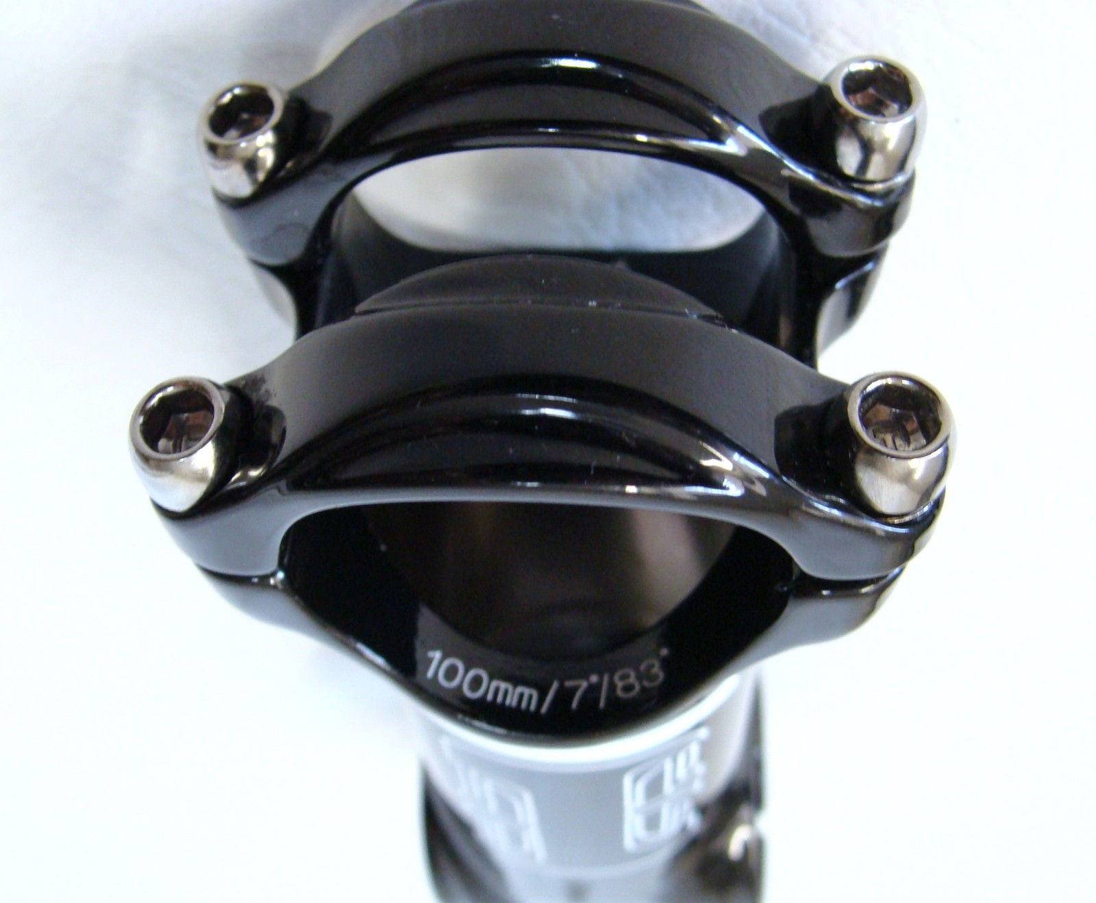 ~ New EIS S7 100mm Black Light Alloy Bicycle Stem 31.8mm Clamp +/- 7° Black ~